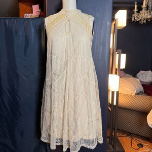 Altar’d State Lace High Neck Dress – Size (S)